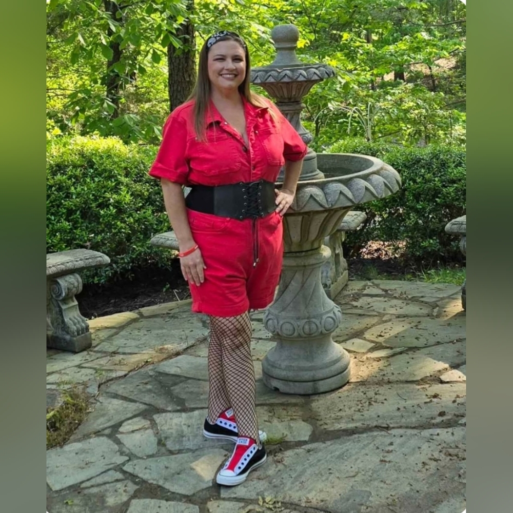Judy Blue Red Romper
